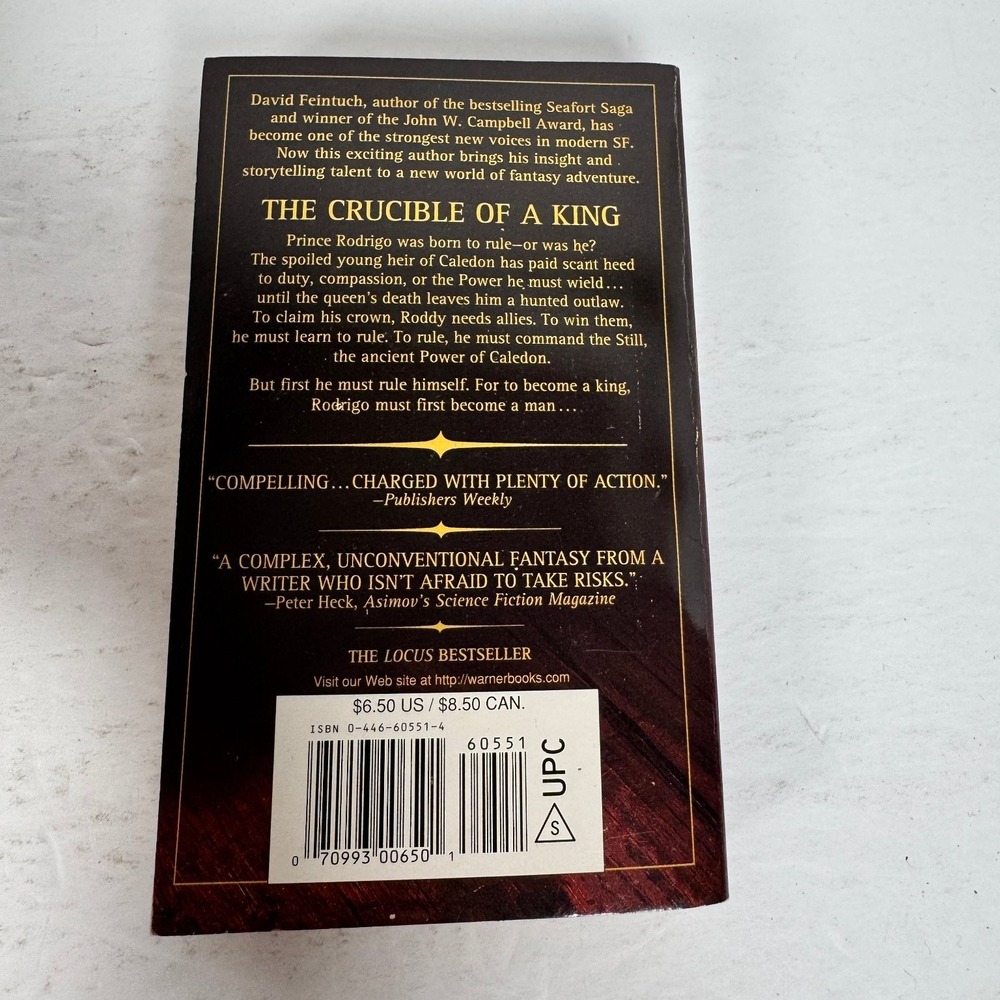 The Still David Feintuch 1998 First Mass‎ Market Edition Fantasy Warner Books - Picture 2 of 5